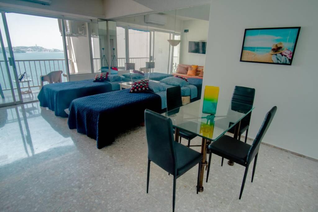 Suite Frente Al Mar En El Corazon De 阿卡普尔科 外观 照片