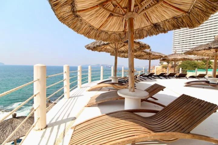 Suite Frente Al Mar En El Corazon De 阿卡普尔科 外观 照片